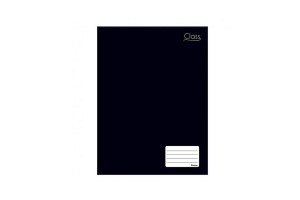 CADERNO BROCHURÃO CLASS PRETO 96FLS CAPA DURA - FORONI