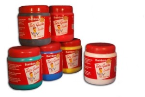 TINTA TEMPERA GUACHE PLUS 250ML CORES SORTIDAS - BAMBINI