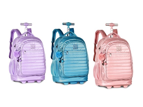 MOCHILA DE CARRINHO REBECCA BONBON METALIZADO - CLIO