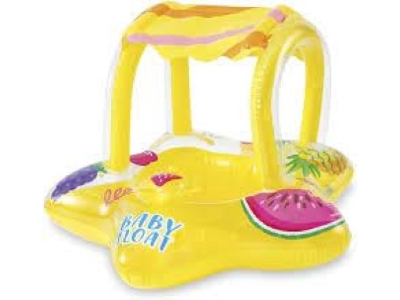 BABY BOTE KIDDIE COM COBERTURA FRUTAS - INTEX