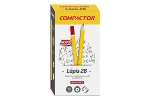 LAPIS DE MADEIRA 2B  - COMPACTOR