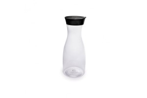Garrafa Plástica Água Suco Geladeira  Preto 1 L - Plasútil